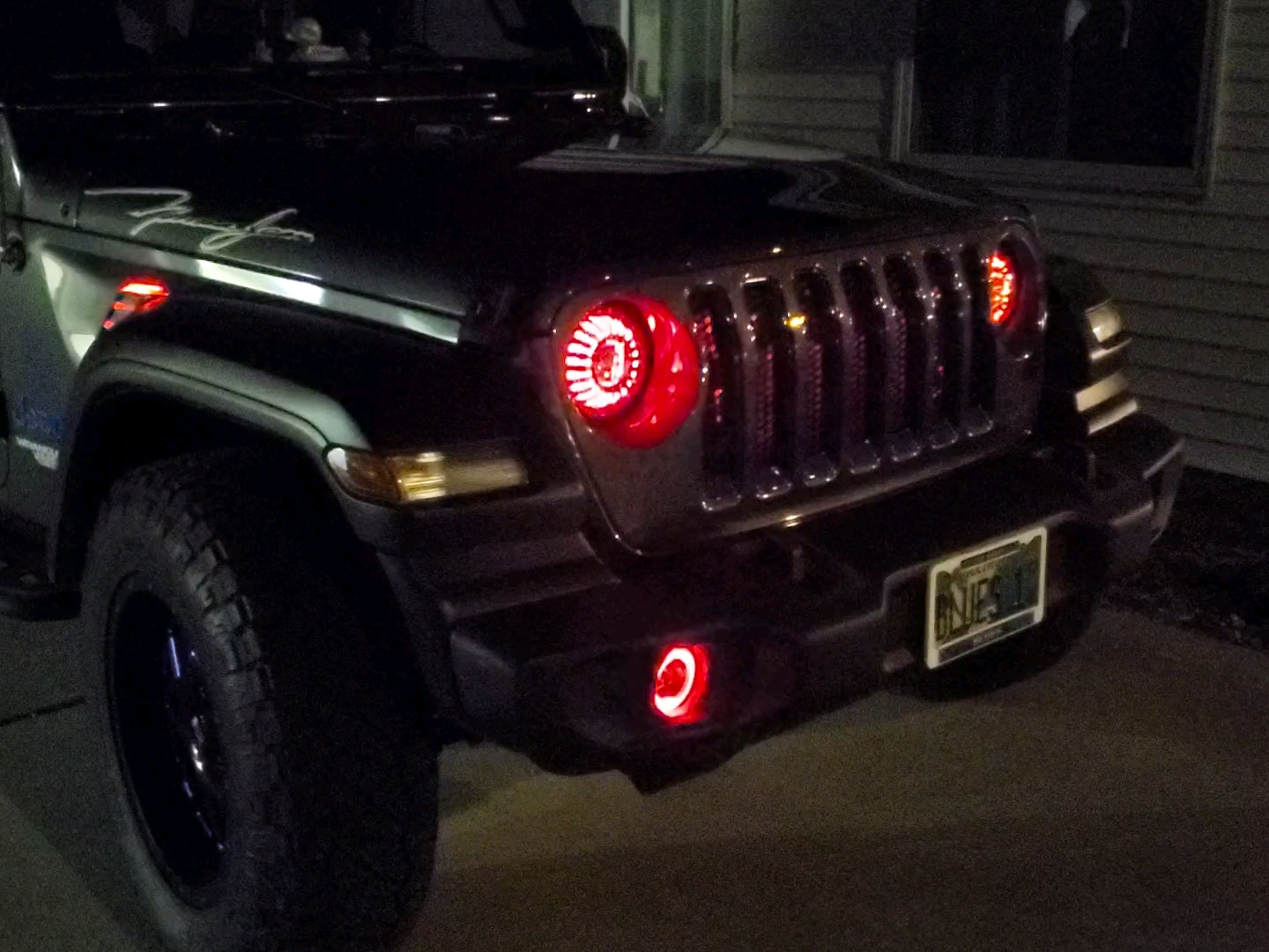AMBER TURN SIGNAL RUNNING LIGHT FOR JEEP JL&JT FENDER VENT LIGHT